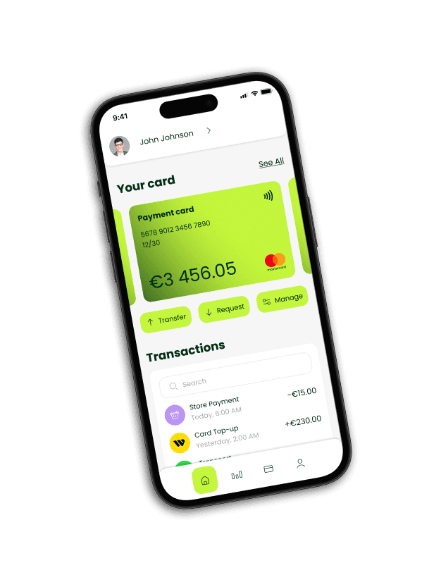 The phone with app